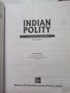 Indian Polity 5th Edition by M Laxmikanth