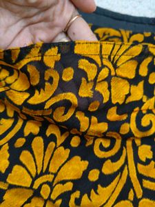 Mustard floral jaal Kurta set