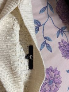 Cream Cable Knit Sweater