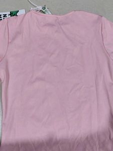 NEW ME Baby Pink Fitted Top | Size-XS