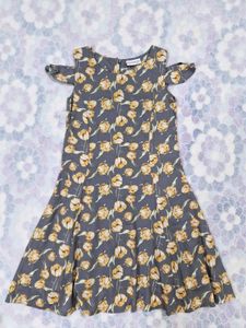 Cold shoulder dress