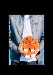 Cute Plush Bunny Crossbody Bag