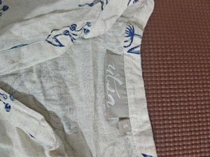Floral Print Tunic Top Ethnic