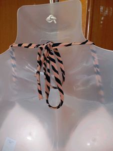 Tiger Print Bikini Top
