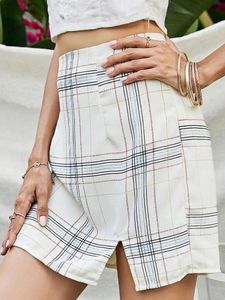 Checkered Mini Skirt