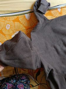 Brown Zip-Up Hoodie