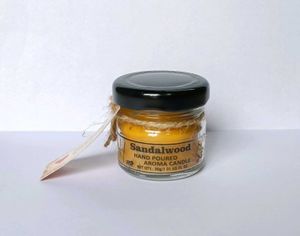 Sandalwood Hand Poured Aroma Candle