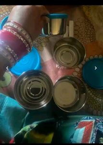 Cello Steelox Set Of 4 Tiffin Brand New