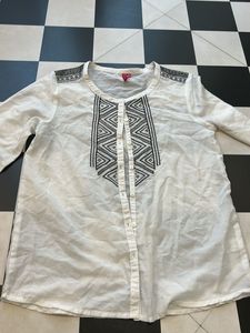 FAME FOREVER Sheer Shirt - Small