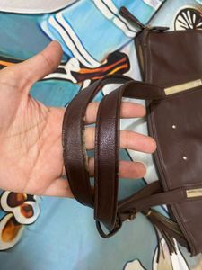Stylish Brown Tote Handbag