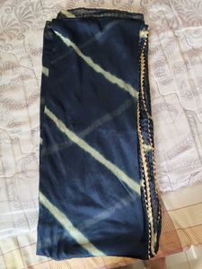 Navy Blue Printed Kurta Set