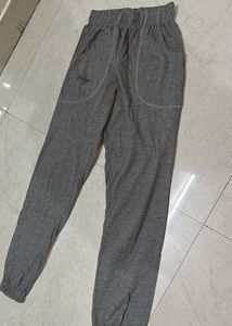Gray Casual Pants