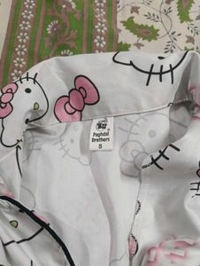 Hello Kitty night Set - White &amp; Pink