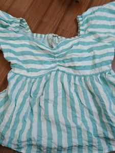 Striped Boho Off-Shoulder Top