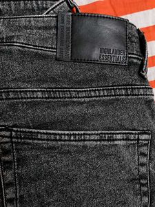 Highlander Black Wash Straight Leg Jeans