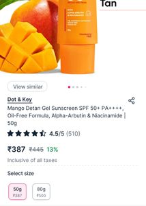 Dot &amp; Key Mango Detan Sunscreen