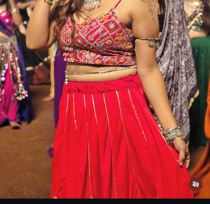 patchwork lehnga and designer choli