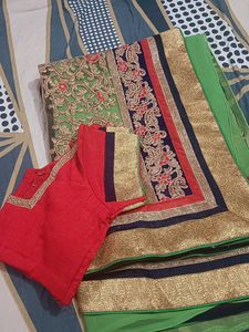 Like New Heavy 😍Saree With Blouse