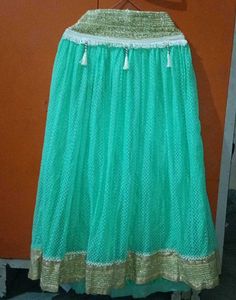 Aqua Net Lehenga Skirt