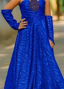 Elegant Blue Gown