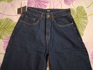 Shein Brand New Classic Dark Wash Denim Jeans
