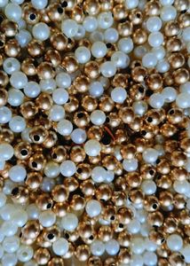 Gold &amp; Pearl Beads for Jewelry Making