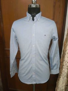 Tommy Hilfiger Blue Button-Down Shirt