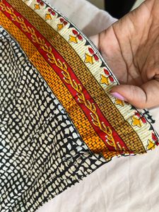 Black And White Chudidar With Dupatta