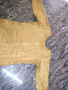 Golden Ethnic Kurta
