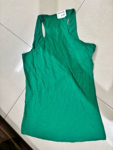 Green Racerback Tank Top