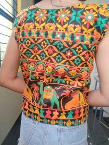 Embroidered Ethnic Waistcoat
