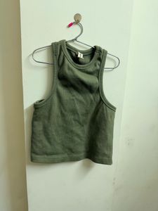Olive Green Tank Top