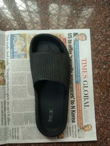 Stylish Black Slides/Flip-Flops