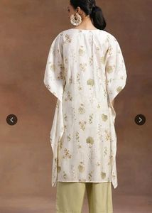 Elegant Floral Kaftan with Pants Set💚🌼✨