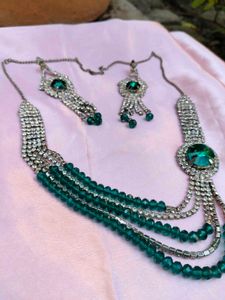 Emerald Green Necklace Set