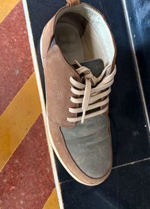 Woodland Men's Brown &amp; Grey Derby Boots