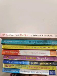 Collection of Sudeep Nagarkar Books
