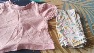 Pink Floral Top &amp; Pants Set