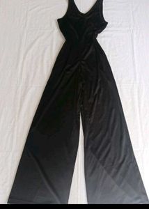 Sleek Black Wide-Leg Jumpsuit