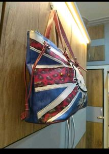 Hello Kitty Union Jack Tote Bag