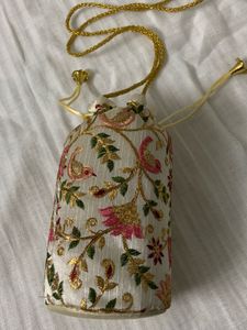 Designer Embroidered Potli Bag