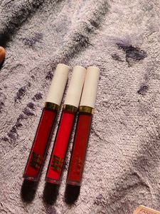 Set of 3 Red Lipsticks