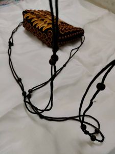 Handcrafted Coconut Shell Sling Bag