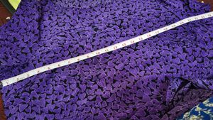Vibrant Purple Heart Pattern Top
