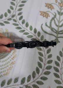 Black Hairband with Clips