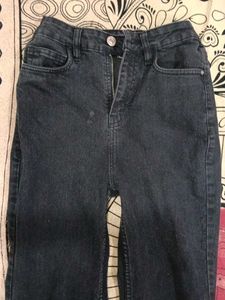 black bootcut jeans