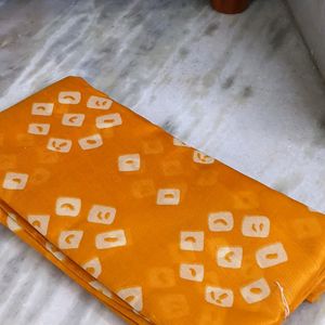 Combo Of Cotton Silk Saree With Embroidery Blouse