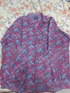 Mufti Men's Bird Print Casual Shirt