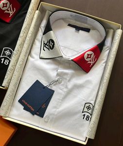 Louis Vitton Luxury Collar Designer Shirt