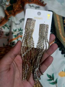 Sparkling Dangle Earrings